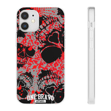 Load image into Gallery viewer, One Bravo Skull Flexi Phone Case