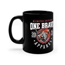 Load image into Gallery viewer, One Bravo Limited Edition #11 Ceramic Black Mug