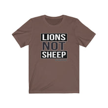 Load image into Gallery viewer, Lions Not Sheep Unisex Tee