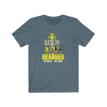Load image into Gallery viewer, USN Seabee Unisex Tee
