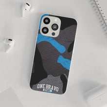 Load image into Gallery viewer, One Bravo Blue Camo Flexi Phone Case