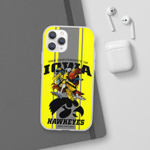 Load image into Gallery viewer, Iowa University Football Flexi Phone Case