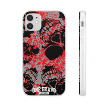 Load image into Gallery viewer, One Bravo Skull Flexi Phone Case