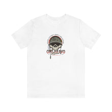 Load image into Gallery viewer, One Bravo Smokin' Skull Unisex Tee