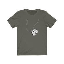 Load image into Gallery viewer, One Bravo Dog Tag Unisex Tee