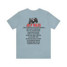 Load image into Gallery viewer, Jeep Rules Unisex Tee