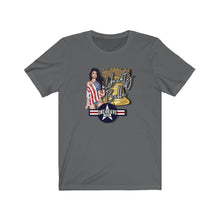 Load image into Gallery viewer, Liberty Belle Nose Art Unisex Tee