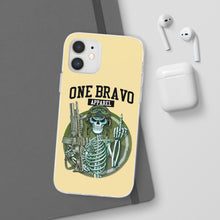 Load image into Gallery viewer, One Bravo Skeleton Middle Finger Flexi Phone Case