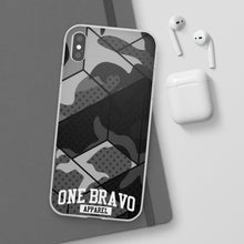 Load image into Gallery viewer, One Bravo Black Camo Flexi Phone Case