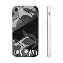 Load image into Gallery viewer, One Bravo Black Camo Flexi Phone Case