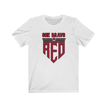 Load image into Gallery viewer, One Bravo RED Unisex Tee