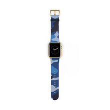 Load image into Gallery viewer, Blue Camo Apple Watch Band