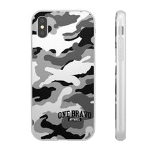 Load image into Gallery viewer, One Bravo Snow Camo Flexi Phone Case