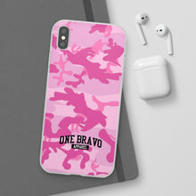 Load image into Gallery viewer, One Bravo Pink Camo Flexi Phone Case