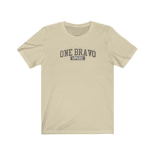 Load image into Gallery viewer, Gray One Bravo Logo Unisex Tee