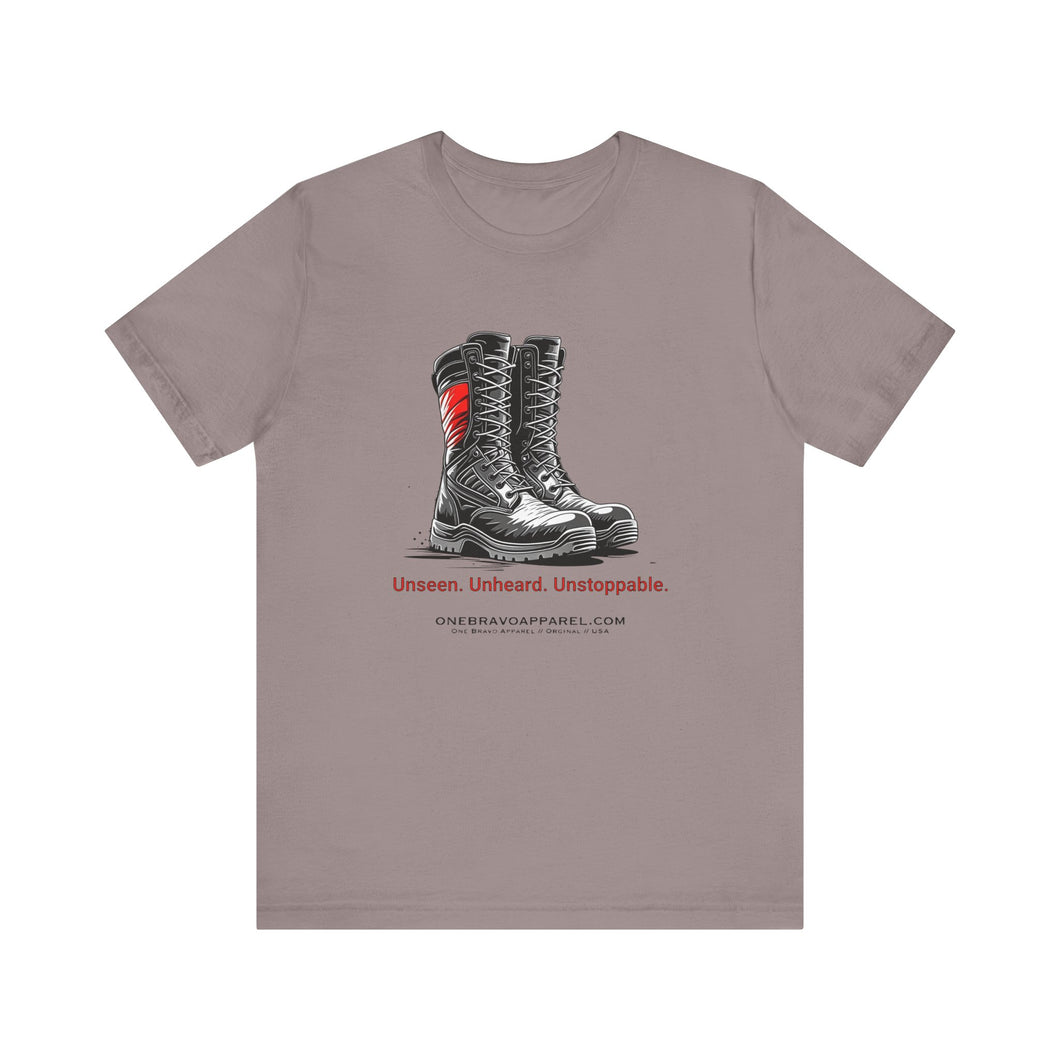 Unseen, Unheard, Unstoppable Unisex Tee
