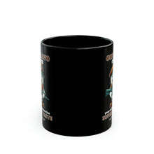 Load image into Gallery viewer, Your Daily Mission For Superior Taste Ceramic Black Mug (11oz)
