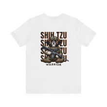 Load image into Gallery viewer, Shih Tzu Animal Warrior Unisex Tee
