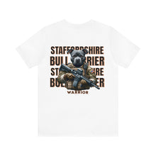 Load image into Gallery viewer, Staffordshire Bull Terrier Animal Warrior Unisex Tee
