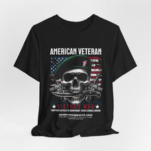 Load image into Gallery viewer, American Army Skull Veteran Unisex Tee
