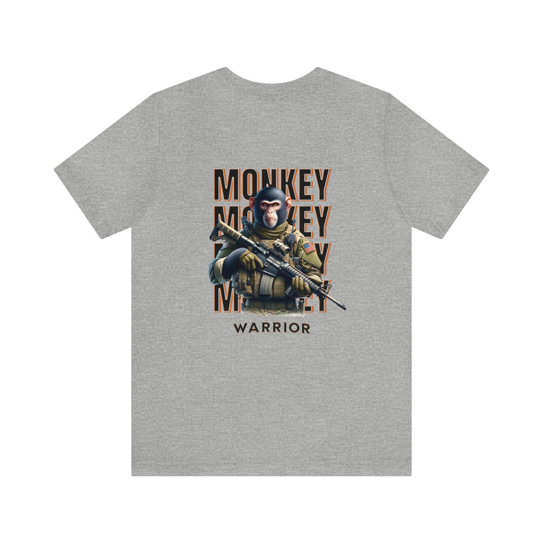 Monkey Animal Warrior Unisex Tee