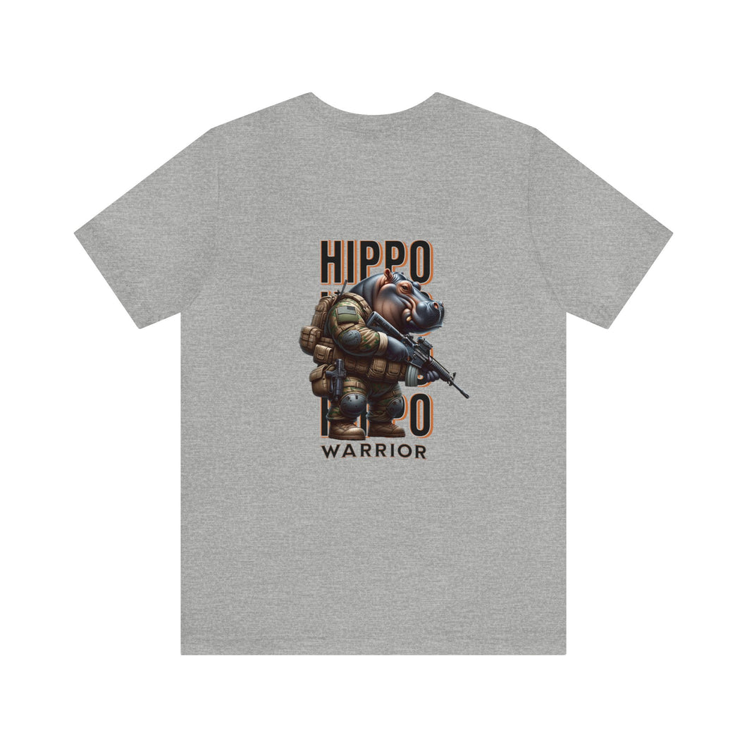 Hippo Animal Warrior Unisex Tee