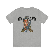 Load image into Gallery viewer, One Bravo Nose Art Unisex Tee

