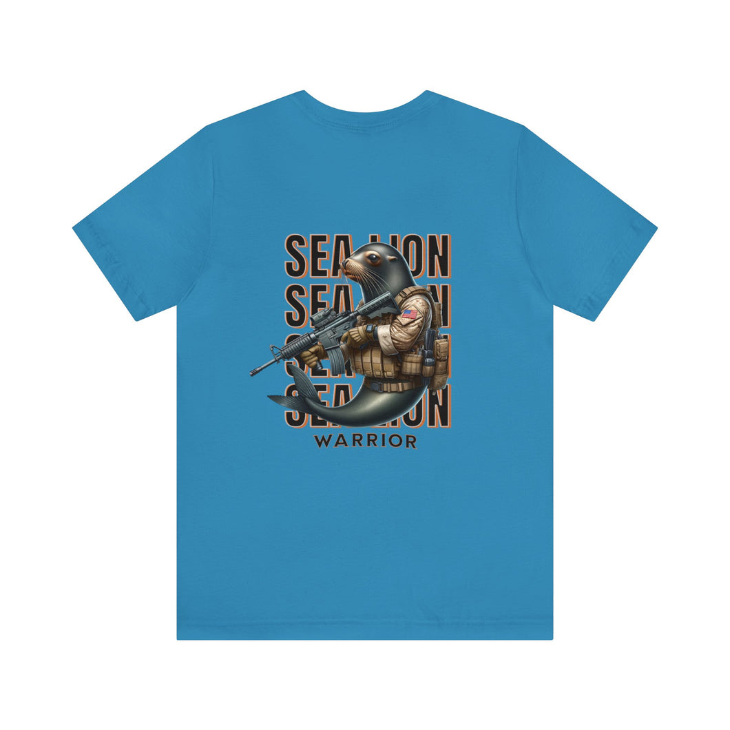 Sea Lion Animal Warrior Unisex Tee