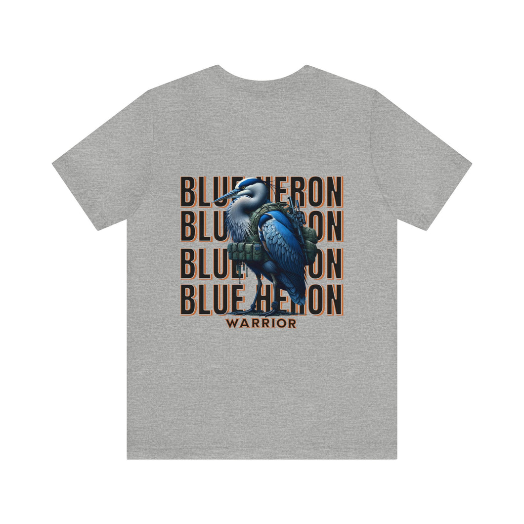 Blue Heron Animal Warrior Unisex Tee