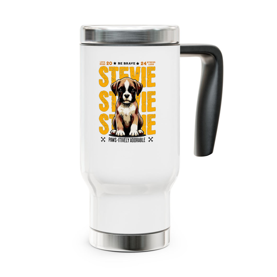 Stevie Ray Stainless Steel Travel Mug