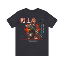 Load image into Gallery viewer, Female Anime Soldier Anime / Japanese Unisex Tee

