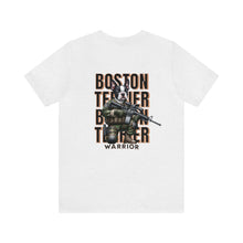 Load image into Gallery viewer, Boston Terrier Animal Warrior Unisex Tee
