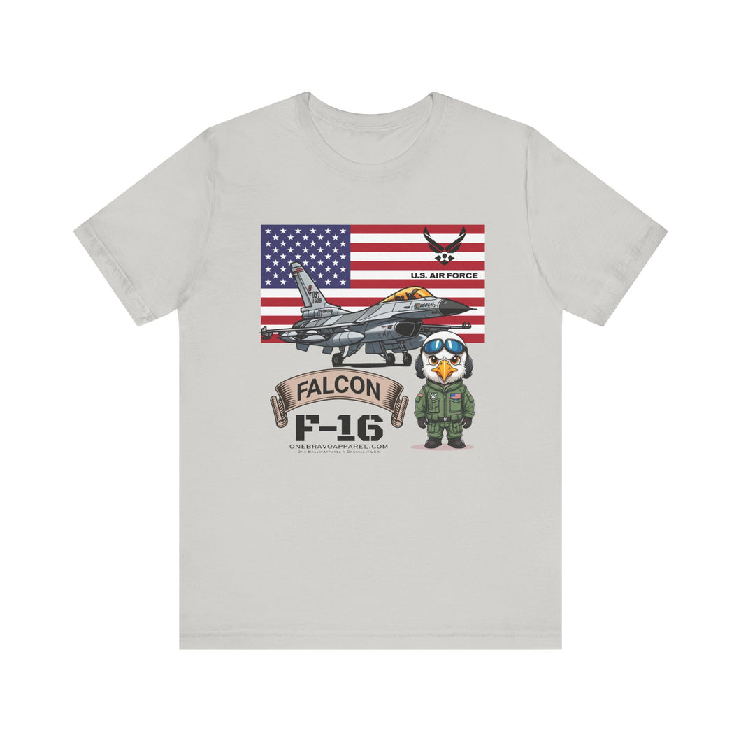 F-16 Falcon Aircraft Unisex Tee