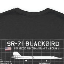 Load image into Gallery viewer, SR-71 Blackbird Aircraft Unisex Tee
