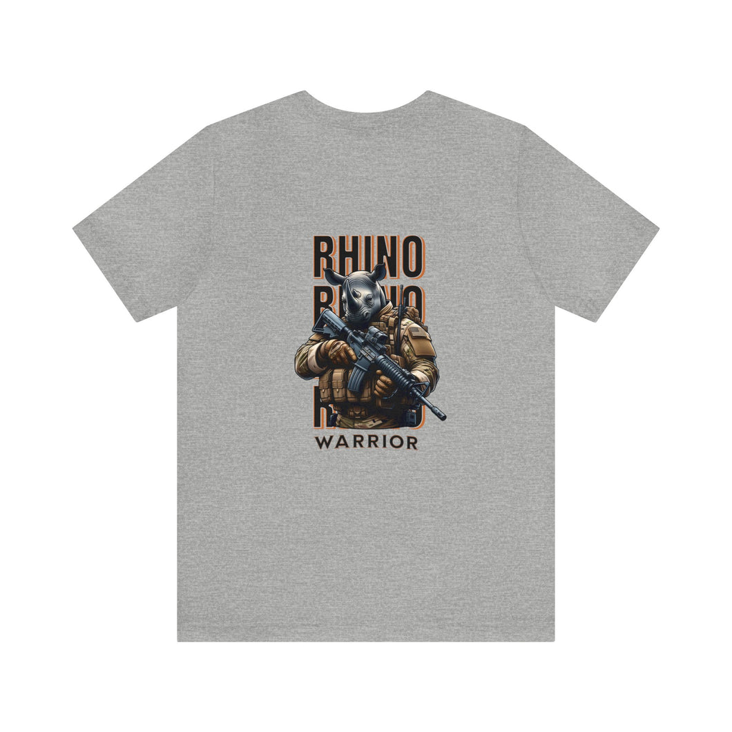 Rhino Animal Warrior Unisex Tee