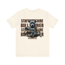 Load image into Gallery viewer, Staffordshire Bull Terrier Animal Warrior Unisex Tee
