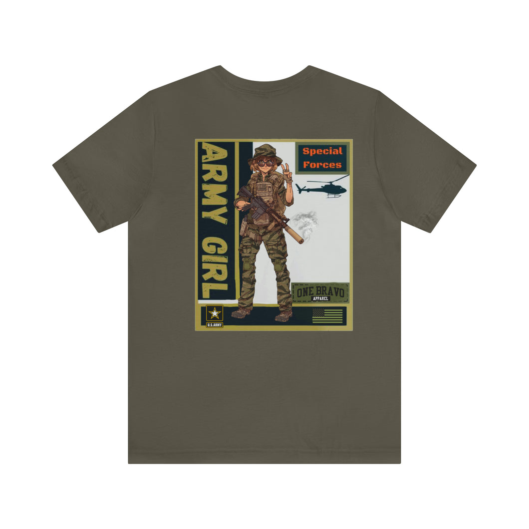 Army Girl Anime / Japanese Unisex Tee