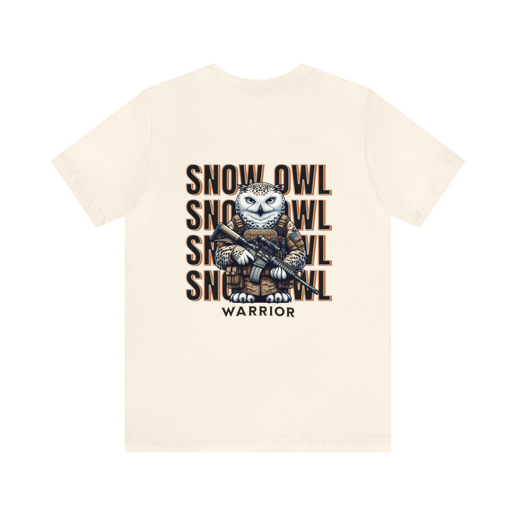 Snow Owl Animal Warrior Unisex Tee