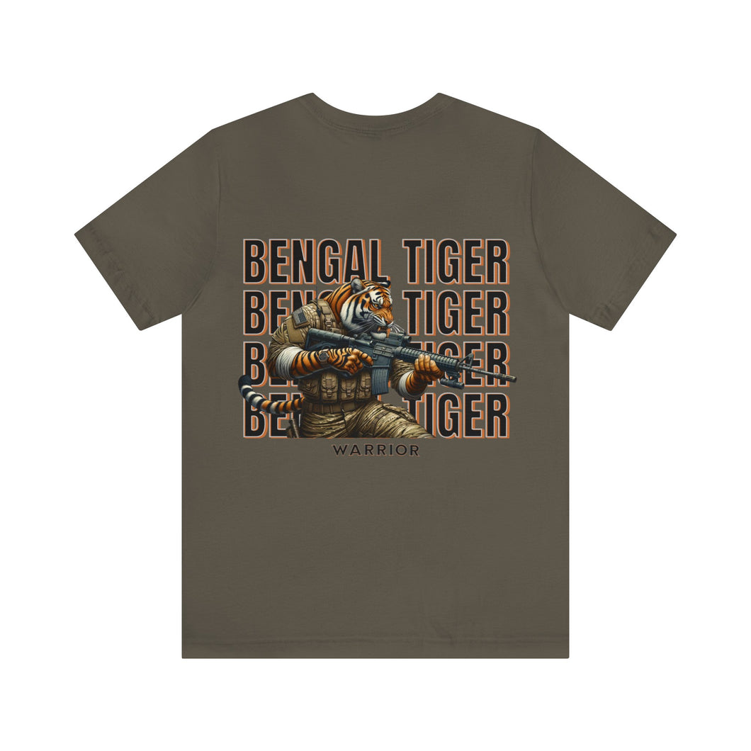 Bengal Tiger Animal Warrior Unisex Tee