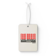 Load image into Gallery viewer, Stacked One Bravo Apparel Logo Air Freshener
