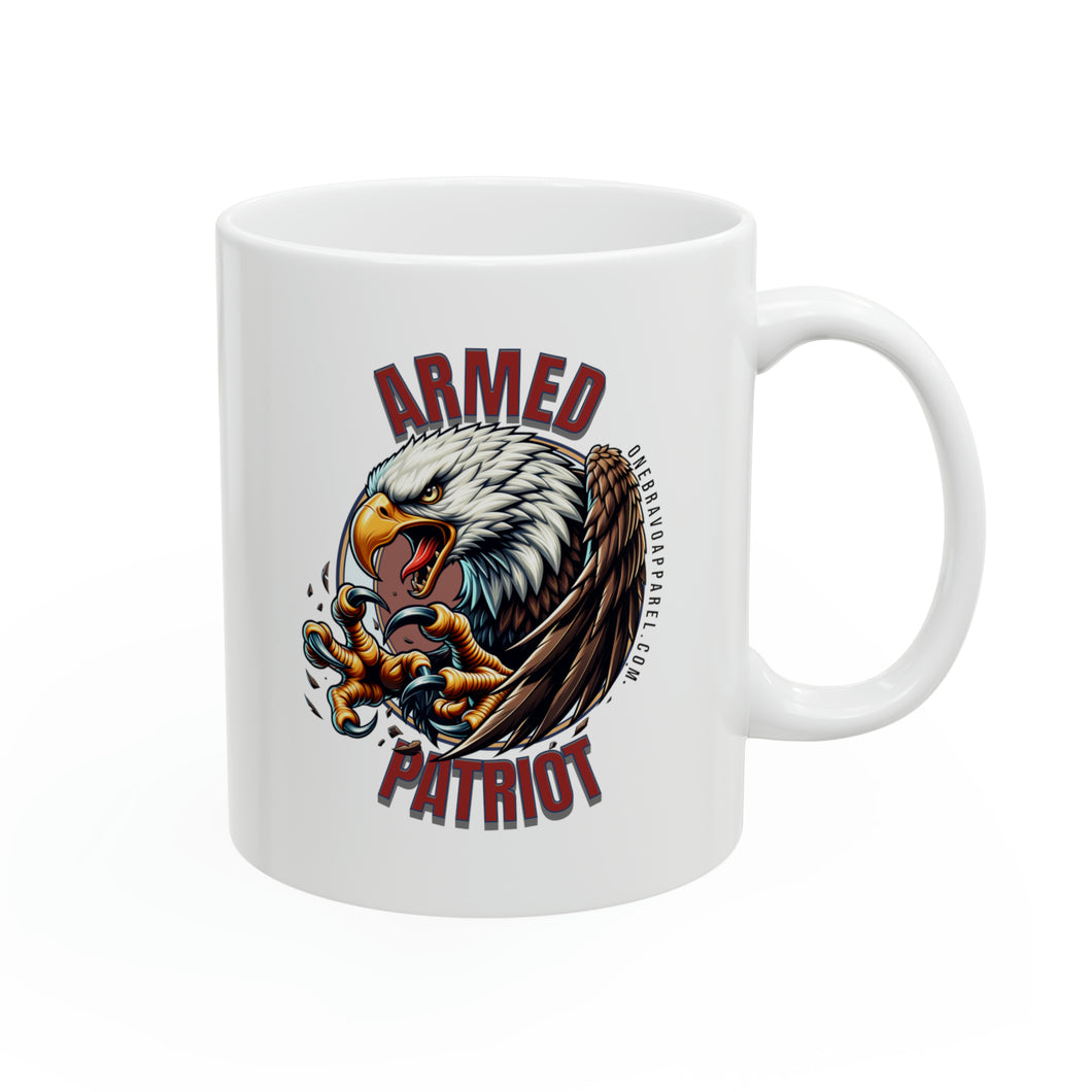 Armed Patriot Ceramic Mug, 11oz
