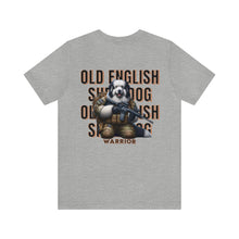 Load image into Gallery viewer, Old English Sheepdog Animal Warrior Unisex Jersey Short Sleeve Tee
