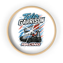 Load image into Gallery viewer, Tyler Garrison Racing Wall Clock
