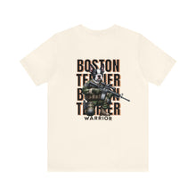 Load image into Gallery viewer, Boston Terrier Animal Warrior Unisex Tee
