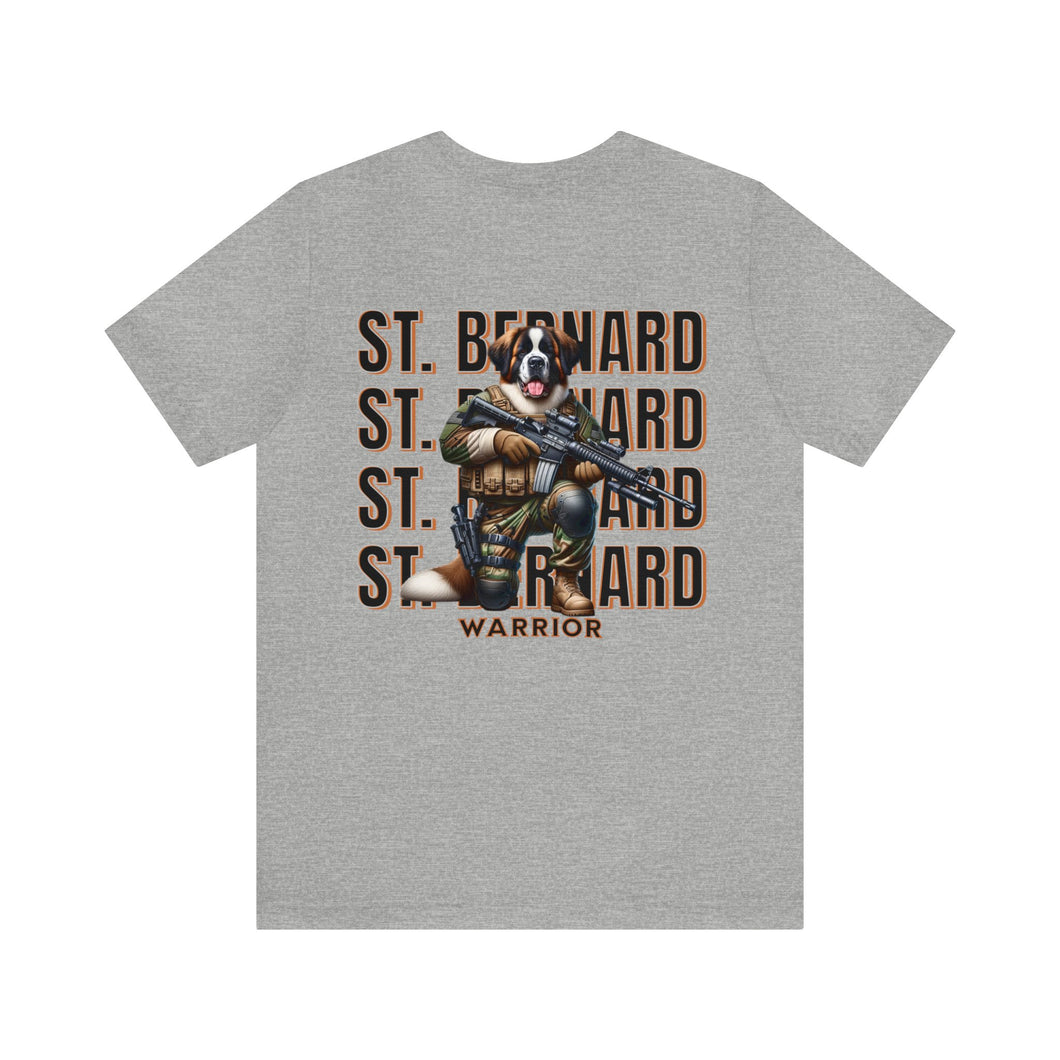ST. Bernard Animal Warrior Unisex Tee