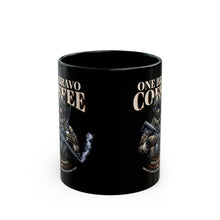 Load image into Gallery viewer, Deploy Flavor, Command Satisfaction Ceramic Black Mug (11oz)
