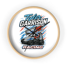 Load image into Gallery viewer, Tyler Garrison Racing Wall Clock
