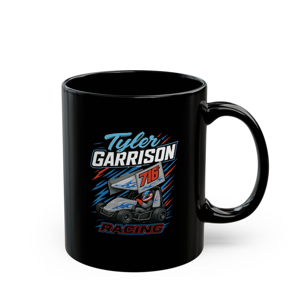 Tyler Garrison Racing Black Mug (11oz, 15oz)