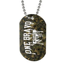 Load image into Gallery viewer, Skull Camo Drip Logo Dog Tag
