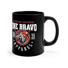 Load image into Gallery viewer, One Bravo Limited Edition #11 Ceramic Black Mug
